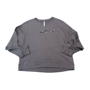 Fabletics Charcoal Cute AF  Top